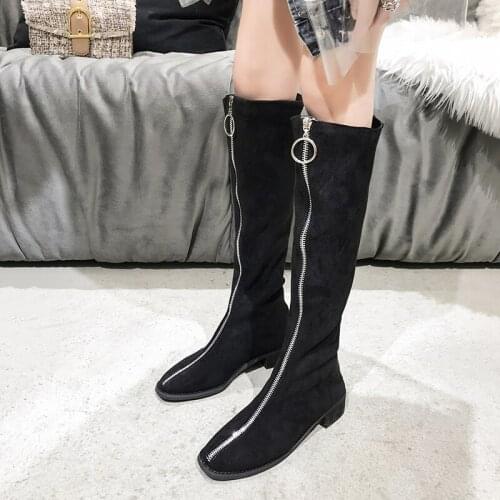 SHEBUYER Women's High Boots