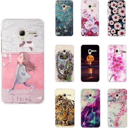 Silicone Cover Case For Alcatel One Touch Pop 3 Case Coque For Alcatel Pop 3 5015 5015D Print 3D Fundas Bumper Cover 5.0" Case