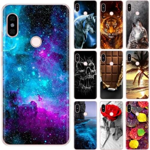 Silicone Case For Xiaomi Redmi Note 5 Pro Case 5.99" Cute Flower Cover Phone Cases For Xiomi Xiaomi Redmi Note 5 note5 Pro Funda