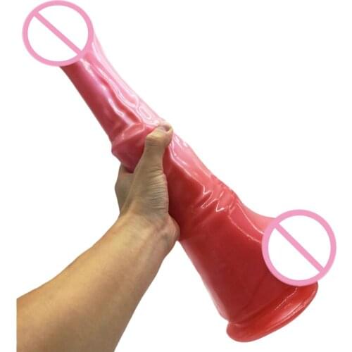 Super Long Horse Dildo Huge Realistic Animal Dildos Dick Penis for Female Masturbation Anal Plug Adult Sex Toys For Women