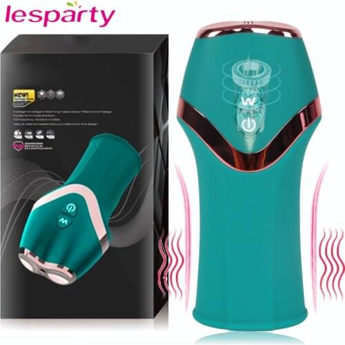 Blowjob Vibrator sex toys for men Penis Trainer Male Masturbator Delay Ejaculation Stimulate Glans Vibrating Massager Pussy