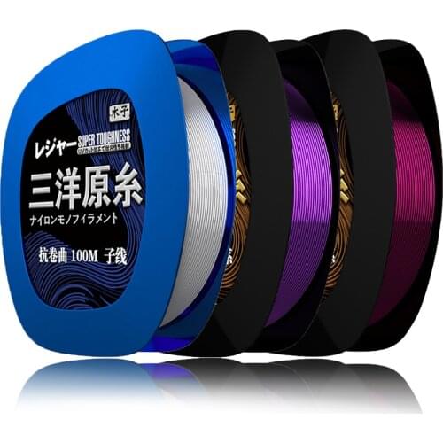 High Quality 100M Nylon Fishing Line Nylon Carp Fishing Wire Super Strong Japan Invisible Fish Line Fishing Tackle Accessories