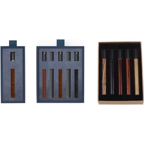 1/3/5pcs Wooden Pen Extender Holder Sketching Drawing Pencil Lengthener School