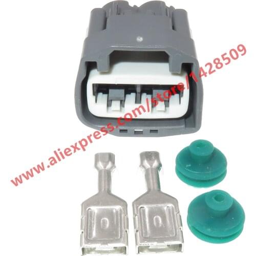 20 Sets 2 Pin 9.5mm Electronic Booster Pump Plug Plastic Waterproof Wiring Cable Connector For Ford Focus