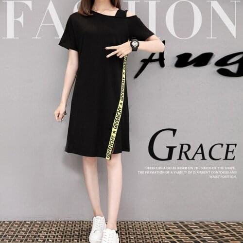 1 Pcs Ladies Irregular Short Sleeve Skirt Ladies Dress Pure Color Jersey Stretch New Style Exquisite And Beautiful Skirt