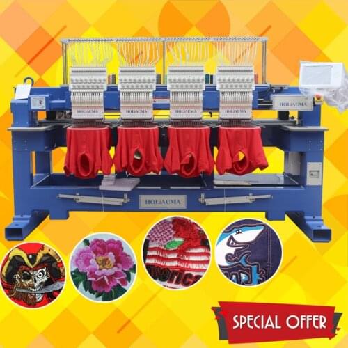 10 years service industrial embroidery machine holiauma good quality cap/tshirt/flat/lace embroidery machine sales with ce/sgs