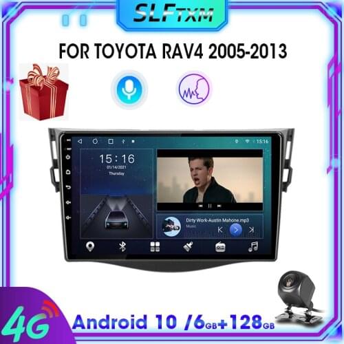 Android 10.0 car radio For Toyota RAV4 2005-2013 2 din DSP+48EQ GPS navigation multimedia video player 4G net WIFI RDS 4G+64G
