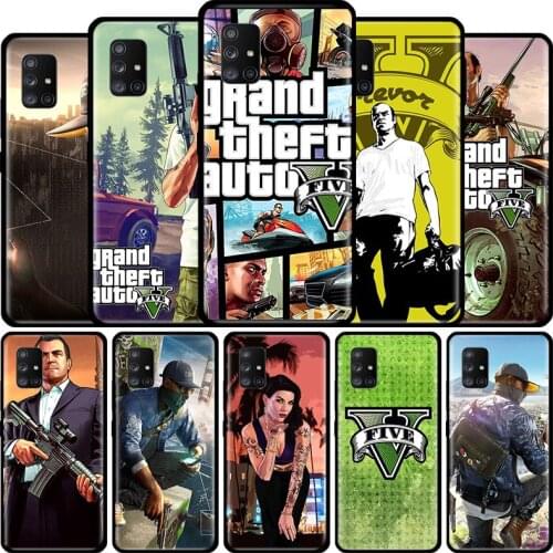 Gta 5 Grand Theft Auto V Phone Case for Samsung Galaxy A50 A10 A70 A30 A40 A20s A10s A10e A80 A90 A51 5G Soft Cover Shell