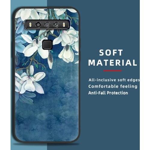 Full wrap Silicone Phone Case For TCL 10 5G UW Anti-dust TPU Soft Case Cover New Cartoon Durable