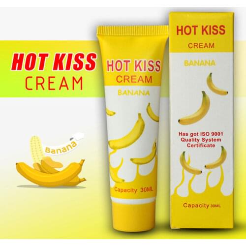 Banana Can Eat Personal Lubricant Sex Oral Gel Hot Kiss Edible Anal Sex Water Soluble Lubricant Oral Sex Gel for Gays, Couple