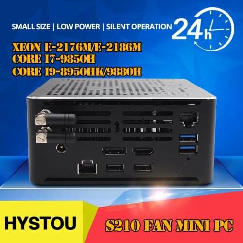 Gaming Computer PC Core i9-8950HK 9880H Coffee Lake 4K DP HDMI Support 2.4G 5.8G WiFi Mini Size 50% off