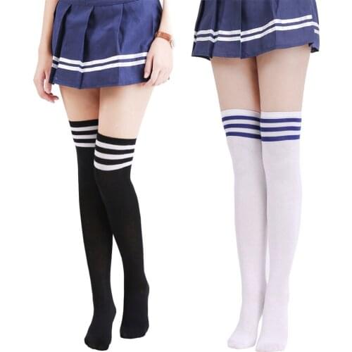 Warm stockings lingerie perspective Candy Stripper erotic Socks Women fantasy High knee tights Intimates sexy girl