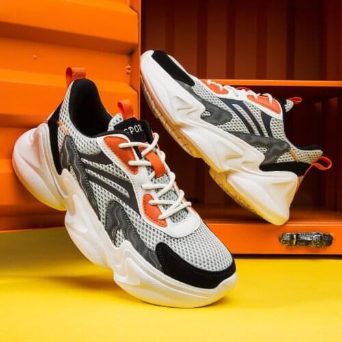 Fashion Mens Shoes Couple Portable Breathable Running Shoes Large Size Sneakers Comfortable Walking Jogging Casual Shoes 35-47
