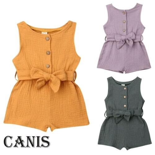 2019 New Hot Sale Newborn Infant Baby Girl Cotton Romper Bodysuit Jumpsuit Outfits Sunsuit Clothes Overall