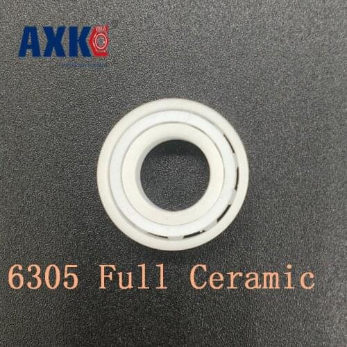2019 Hot Sale Rodamientos Axk 6305 Full Ceramic Bearing ( 1 Pc ) 25*62*17 Mm Zro2 Material 6305ce All Zirconia Ball Bearings