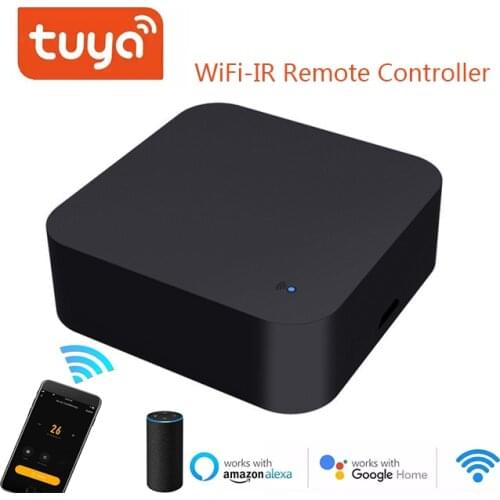 Tuya Smart Home WiFi-IR Remote Controller Smart Life APP Wireless Air Conditioner TV Remote Controller With Alexa Google Home
