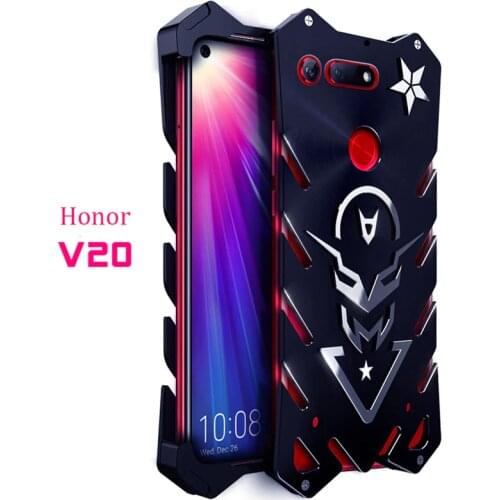 Honor V20 View 20 Zimon Luxury New Thor Heavy Duty Armor Metal Aluminum Phone Case For Huawei Honor V20 Case 6.4 inch