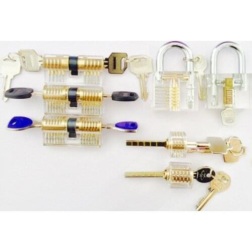 Locksmith Training Skills Visible Locks 7 Types Professional Practice Padlocks Full Sets Locksmith Tools