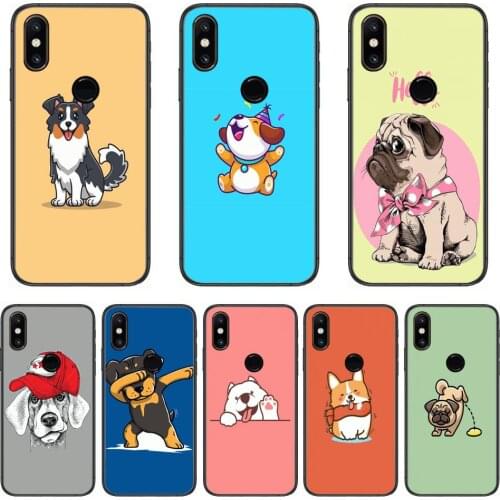 Cute cartoon funny cover Phone Case For xiaomi M2 C3 X3 F2 Lite NFC 6 5 x Poco k30 Pro Anime Black Cover Silicone Back Pretty