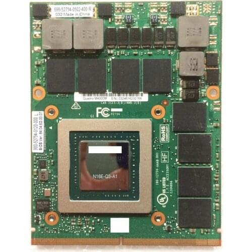 CN-04XR03 04XR03 4XR03 Quadro M4000M 4GB GDDR5 MXM 3.0b Video Card N16E-Q3-A1 for Precision 7710 M6800 Laptop