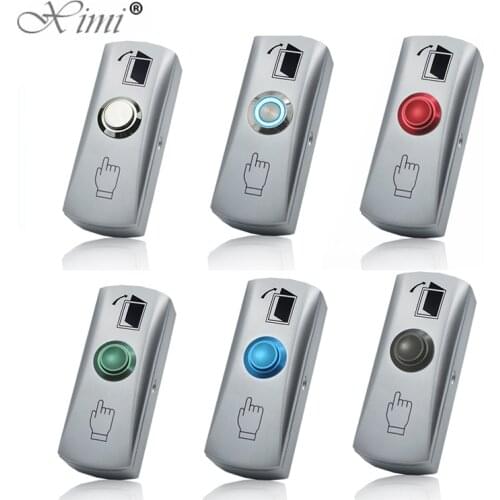 NO COM gate door Exit Button Exit Switch For Door Access Control System Door Push Exit Door Release Button Switch