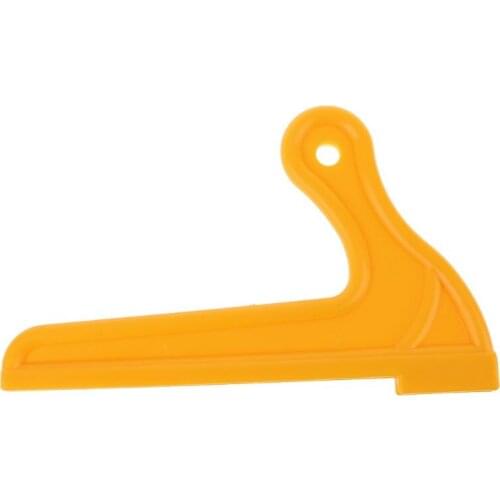 Yellow Safety Hand Protection Sawdust Wood Saw Push Stick for Woodworking Tools