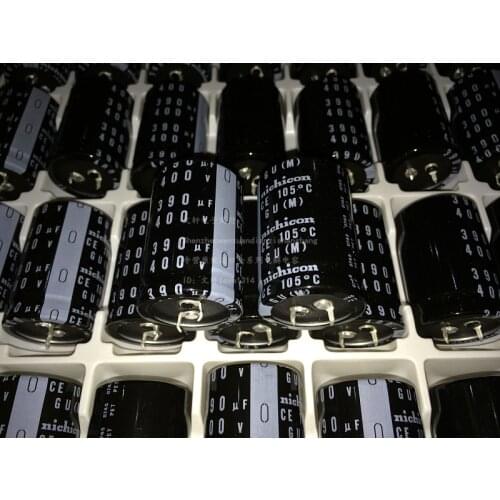1pcs/2pcs Nichicon imports electrolytic capacitors 400v390uf 30*45 GU series 390uf 400v