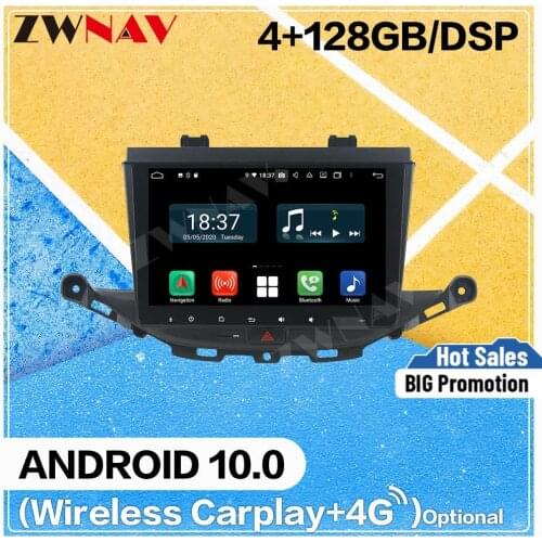 128G Carplay Android 10 screen Multimedia DVD Player for OPEL ASTRA K 2016 2017 WiFi GPS Navigation Auto Radio Stereo Head unit