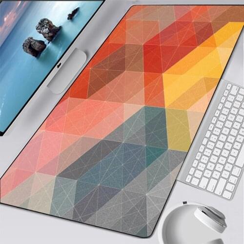 Large 90x40cm Office Mouse Pad Mat Mouse pad gamer Keyboard mouse pad Compute Anime Desk mat laptop lock edge desk mouse pad mat