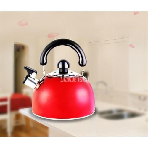 New High Quality GS-04001ABY Household Induction Cooker Boiling Kettle Stainless Steel Kettle Automatic Whistling Kettle 2.5L