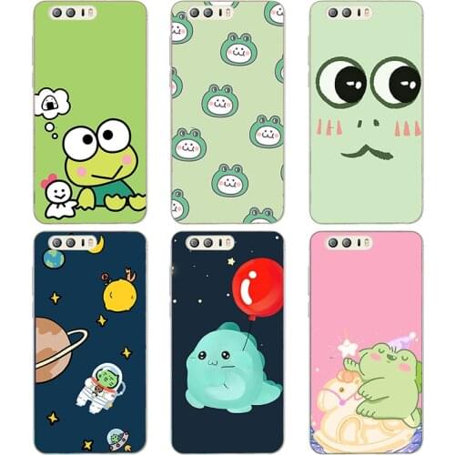 Cute frog pattern phone Case Honor 9A 9S 9C 9X 8S 8A Pro 8X 8C 10 20S 20 Lite Cover for Huawei p30 p40 Lite E Pro