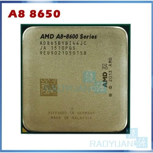 AMD A8-Series A8-8650 A8 8650 3.2 GHz Quad-Core CPU Processor AD8650YBI44JC Socket FM2