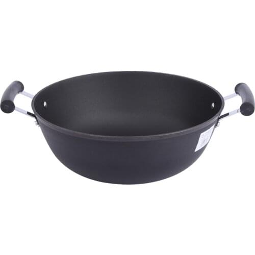 Cast iron really non-embroidered stew pot uncoated cast iron wok micro non-stick wok fine cast iron pot soup pot