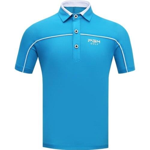 Children Boys Golf Training T Shirts Teenager Short-Sleeved Breathable T-Shirt Comfortable Soft Stretch Fabric Tops D0744