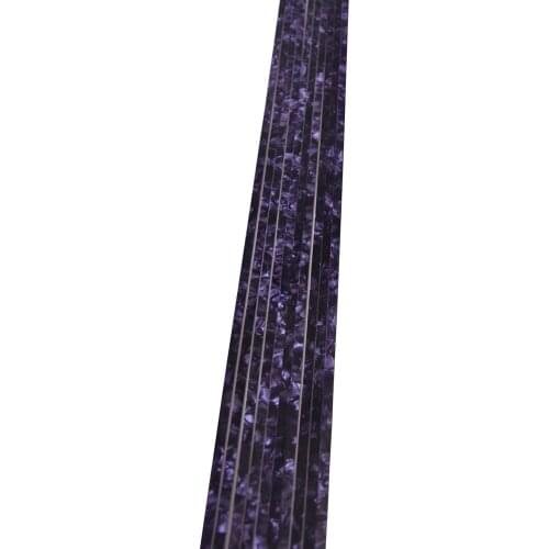 10Pcs Luthier Purfling Binding Edging Strips inlay Celluloid Strip Pearl Purple