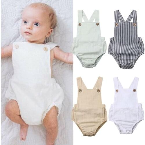 Citgeett Summer Newborn Infant Baby Girl Strap Bodysuit Summer Jumpsuit Sunsuit Outfits Cute Clothes