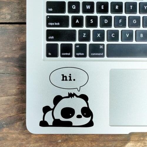 Cute Sleepy Panda Baby Laptop Sticker for Macbook Air Pro 16" Retina 11 12 13 14 15 inch Mac Book Skin Notebook Trackpad Decal
