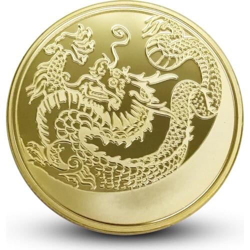 Russian Dragon Zodiac Totem Commemorative Coin Foreign Coin Metal Medallion Badge