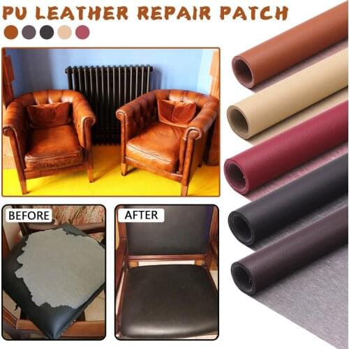 Self-adhesive Pu Leather Repair Tape Patch First Aid For Couch Sofa Car Seat Furniture Jackets Handbag Suitcases