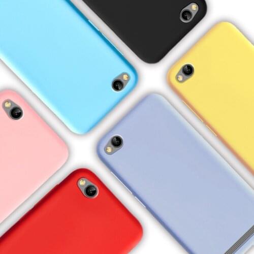 Silicone Case For Xiaomi Redmi 5A Case Cute Candy Color Soft TPU Back Cover For Xiaomi Redmi 5A Cell Phone Case Fundas
