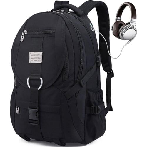 30L Large Capacity Backpack Men Oxford Cloth Travel Business Laptop Backpack Waterproof Students School Bags Outdoor Rucksack