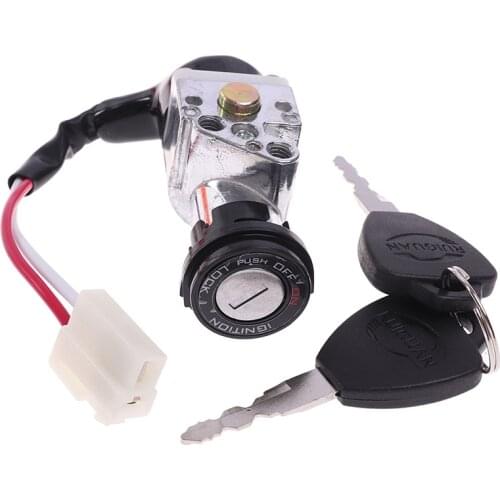 High Performance Universal Battery Chager Mini Lock with 2 keys For Motorcycle Electric Bike Scooter E-bike Electric Lock