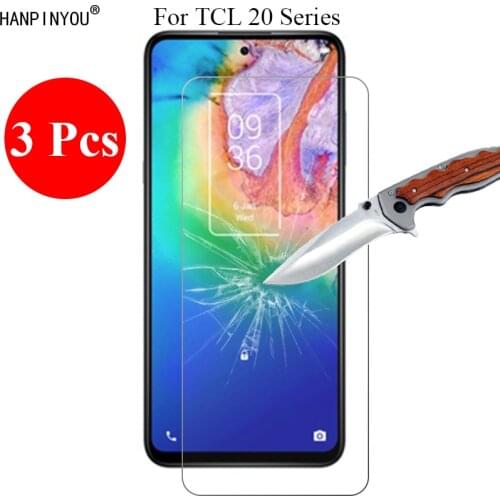 3 Pcs/Lot 9H 2.5D HD Premium Tempered Screen Glass Protector For TCL 20 5G T781 6.67" Protective Film + Clean Tools
