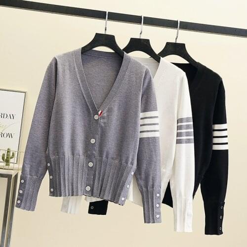 2021 Cardigan Sweater Korean Fashion Y2k Sweaters Autumn Long Sleeve Tops Cardigan Women Coat Oversized Clothing Knitted Clothes