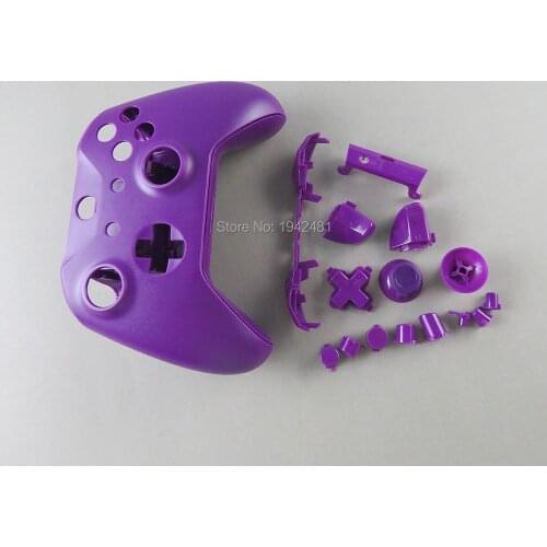 10Pcs For Xbox One S Slim colors Matte Full Custom Shell Case Button For Xbox One Slim Wireless Controller Cover Replacement