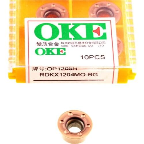 10pcs OKE high performance high strength CNC OP1205H RDKX1204MO BG industry carbide inserts