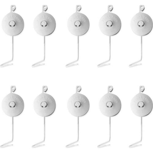 10pcs Smart Retractable Plant Yoyo with Stopper Hydroponics Grow Support Hanger Hydroponic for Home LESHP