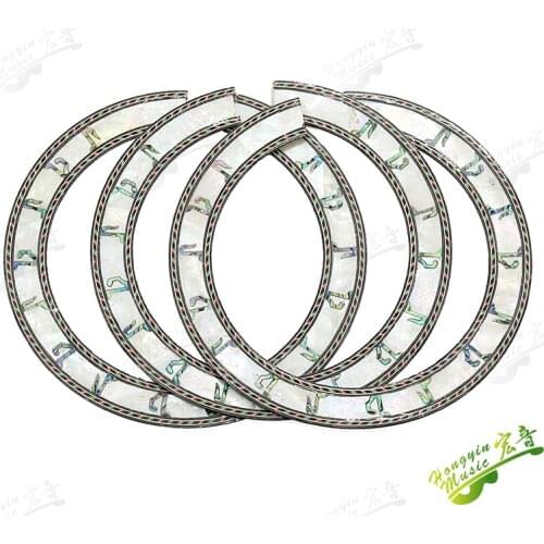 3PCSClassical guitar sound hole ring color shell Mosaic sound hole mouth wheel guitar sound hole decorative material accessories