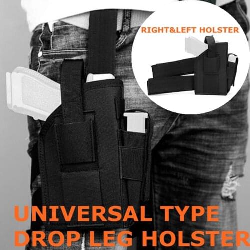 For Any Type Pistol Holster Pouch Universal Belt Leg Gun Holster for Hunting Right&Left Hand Glock/SIG/PPK