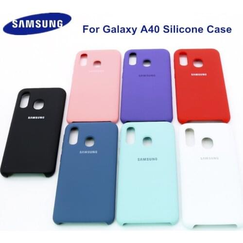 For Samsung A40 case Silicone Case Silky Soft-Touch Protective case Back Shell Cover For Galaxy A40 A 40 A405 A405F phone Case